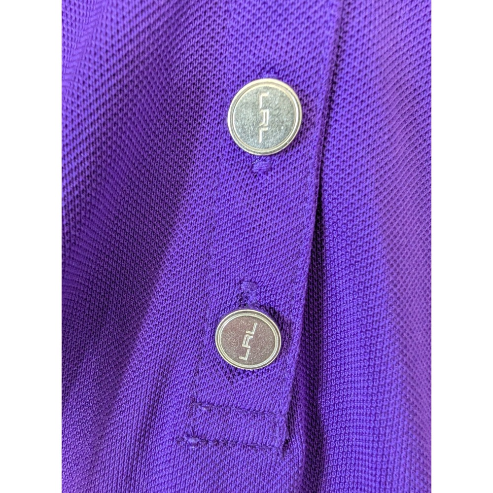 Lauren Ralph Lauren Polo Shirt Womens Medium Purple Good Pique Short Sleeve Logo - Picture 3 of 11